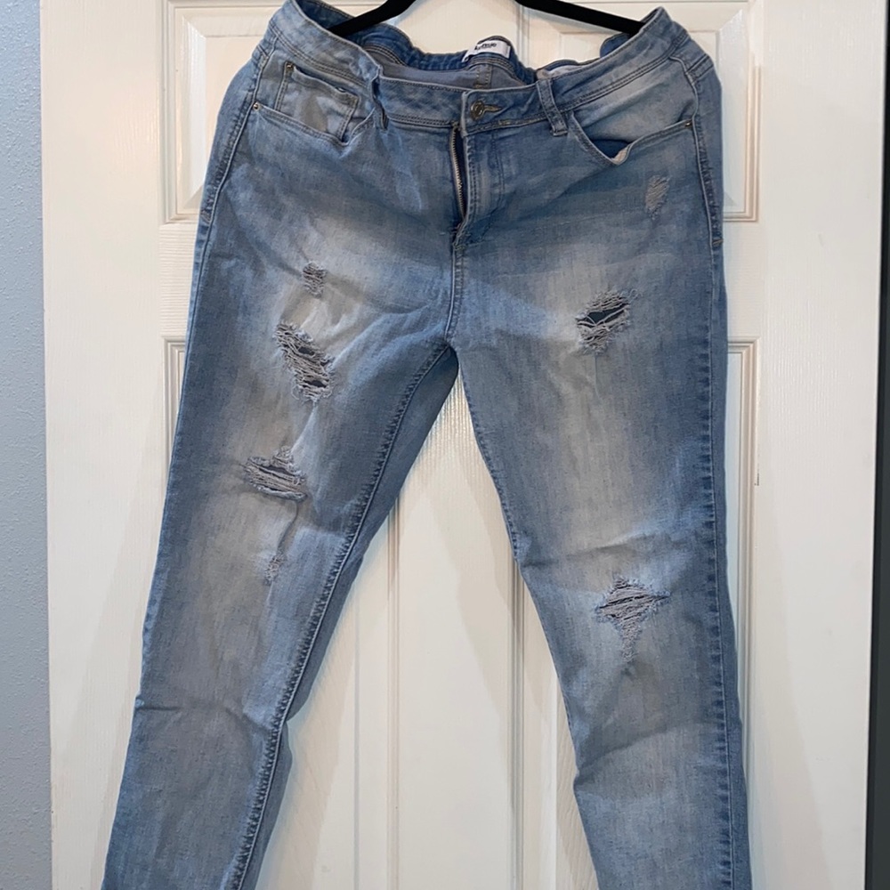 Kensie mid rise ankle jeggings